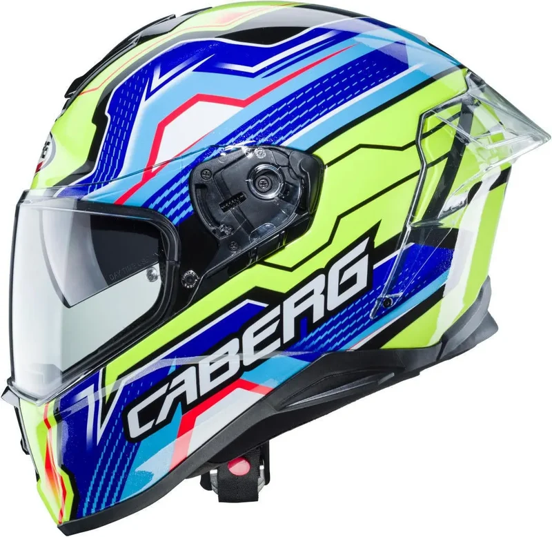 CABERG DRIFT EVO LB29 INTEGRALI CASCHI DI MOTO NERO GIALLO FLUO BLU