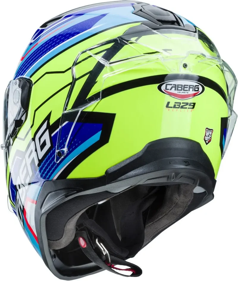 CABERG DRIFT EVO LB29 INTEGRALI CASCHI DI MOTO NERO GIALLO FLUO BLU