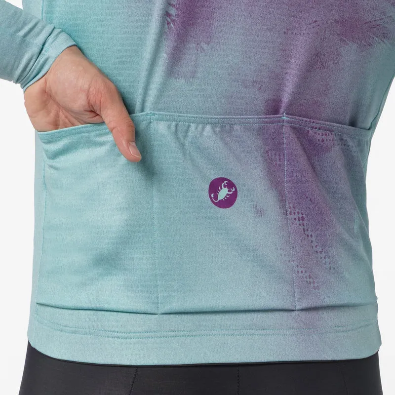 Maglia maniche lunghe Castelli Nebula Thermal - Viola