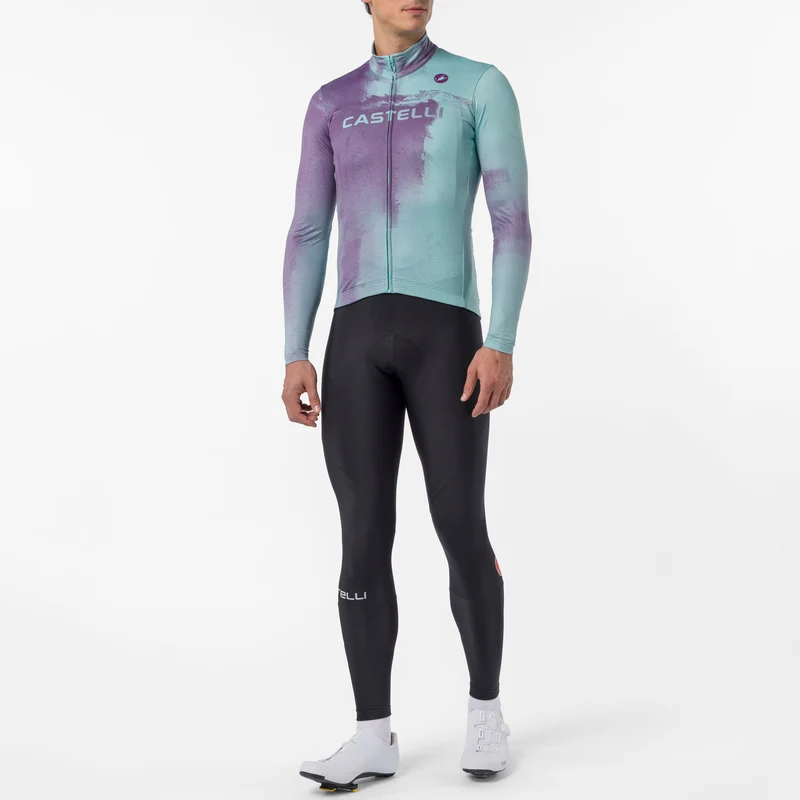 Maglia maniche lunghe Castelli Nebula Thermal - Viola