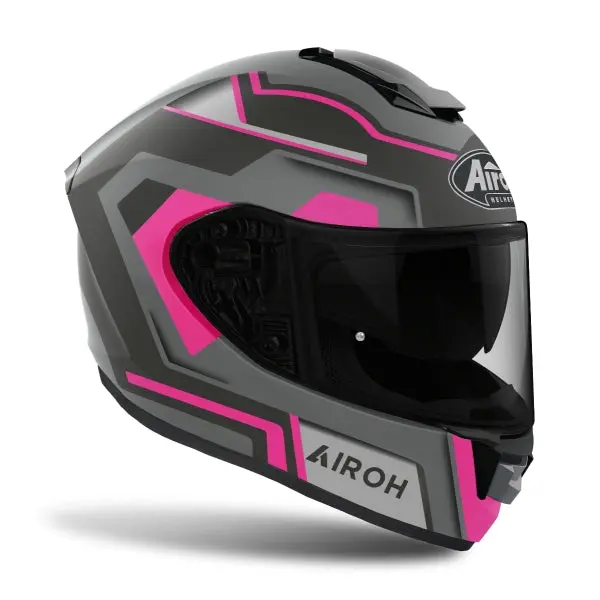 AIROH ST.501 SQUARE Moto Turismo Integrali Caschi Rosa Opaco