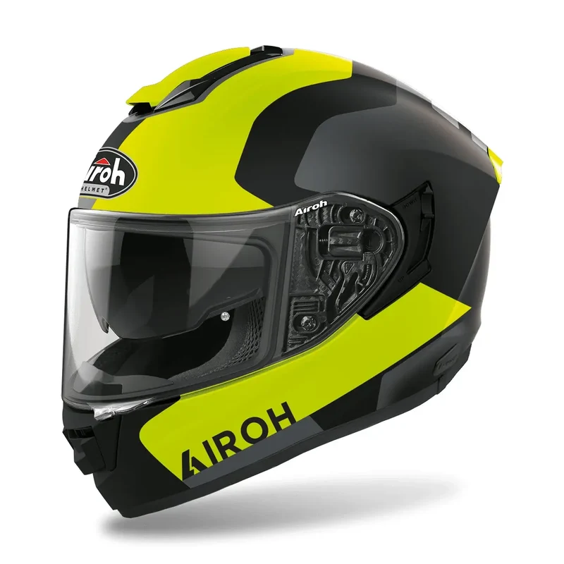 AIROH ST.501 DOCK Moto Integrali Caschi Giallo Opaco