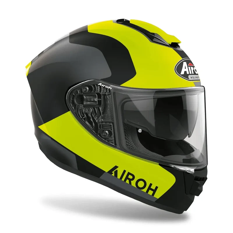 AIROH ST.501 DOCK Moto Integrali Caschi Giallo Opaco
