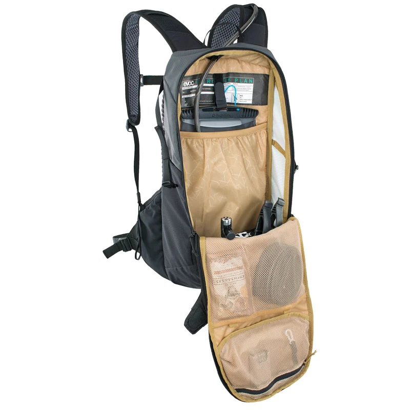Zaino Evoc Ride 12 + 2L Bladder - Grigio nero