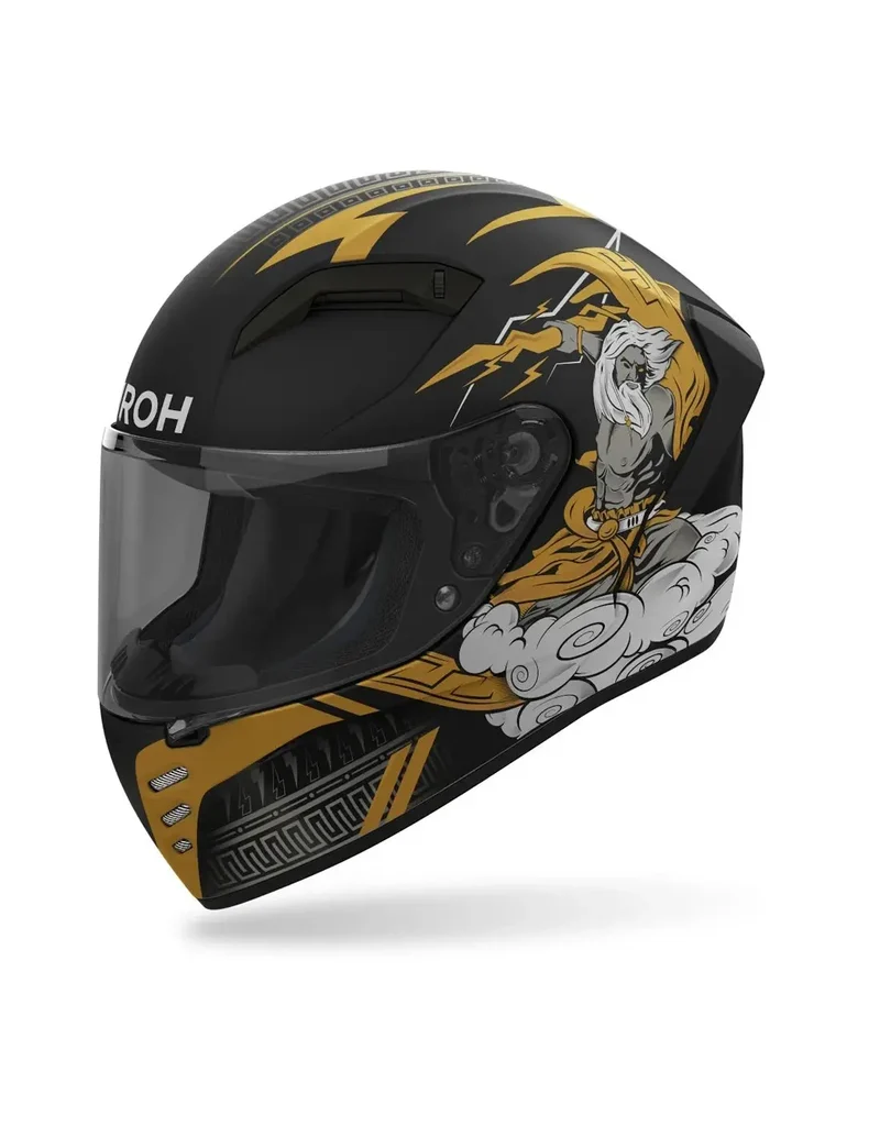 AIROH CONNOR ZEUS Moto Integrali Sports Caschi Opaca