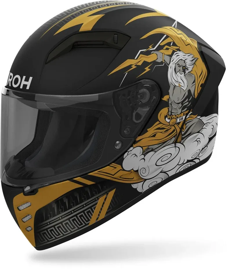 AIROH CONNOR ZEUS Moto Integrali Sports Caschi Opaca