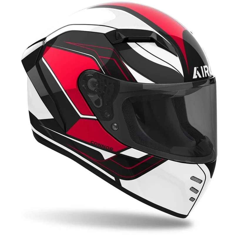 AIROH CONNOR DUNK Moto Integrali Caschi Rosso lucido