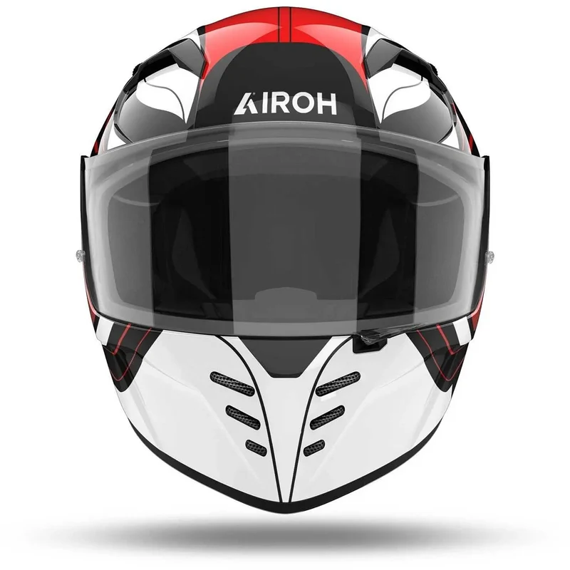 AIROH CONNOR DUNK Moto Integrali Caschi Rosso lucido