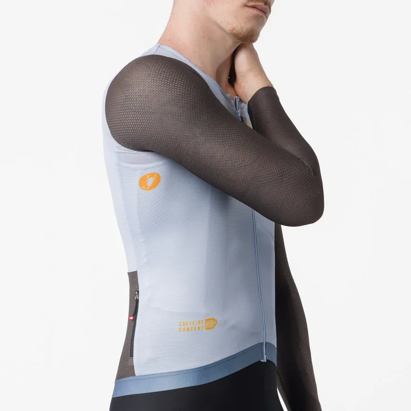 Maglia maniche lunghe Castelli Corretto - Azzurro