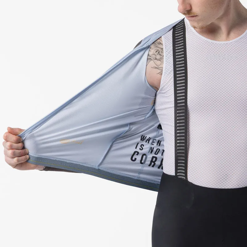 Maglia maniche lunghe Castelli Corretto - Azzurro