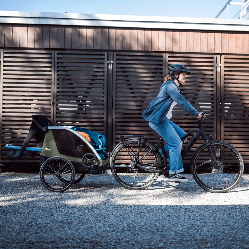 Rimorchio da bici Thule Courier - Verde