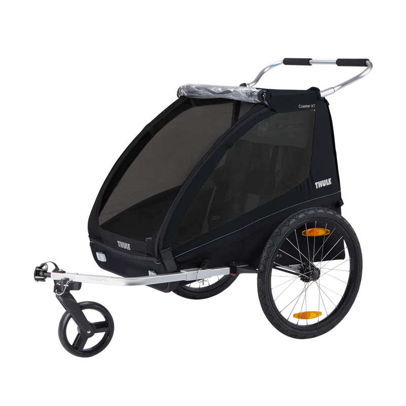 Rimorchio da bici Thule Coaster XT - Nero