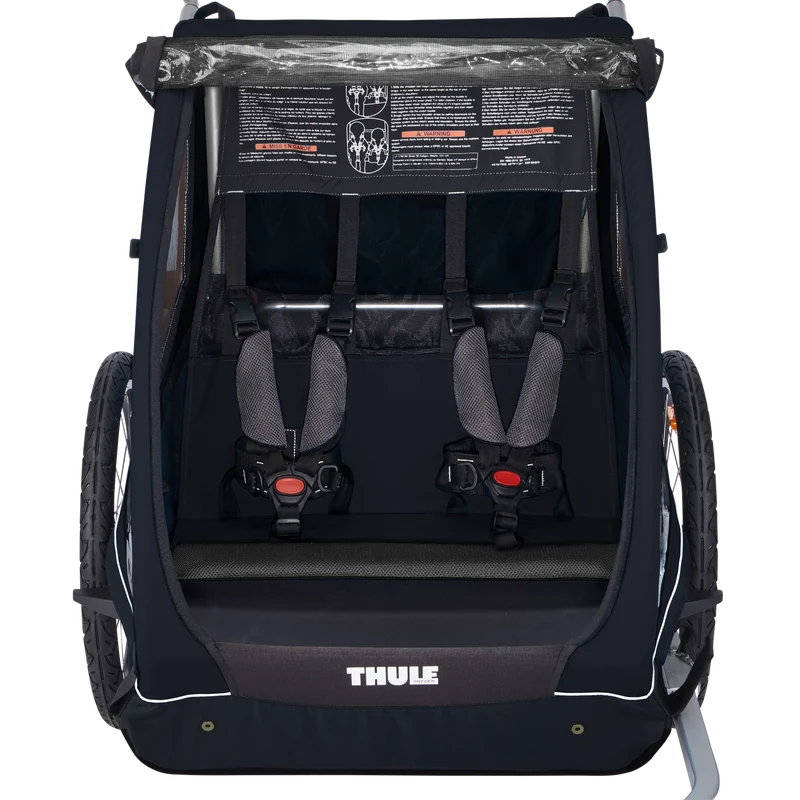 Rimorchio da bici Thule Coaster XT - Nero