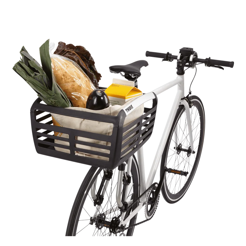 Cestino per bicicletta Thule Pack 'n Pedal - Nero