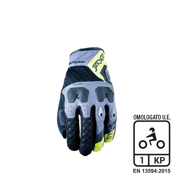GUANTI FIVE TFX3 AIRFLOW GREY FLUO YELLOW