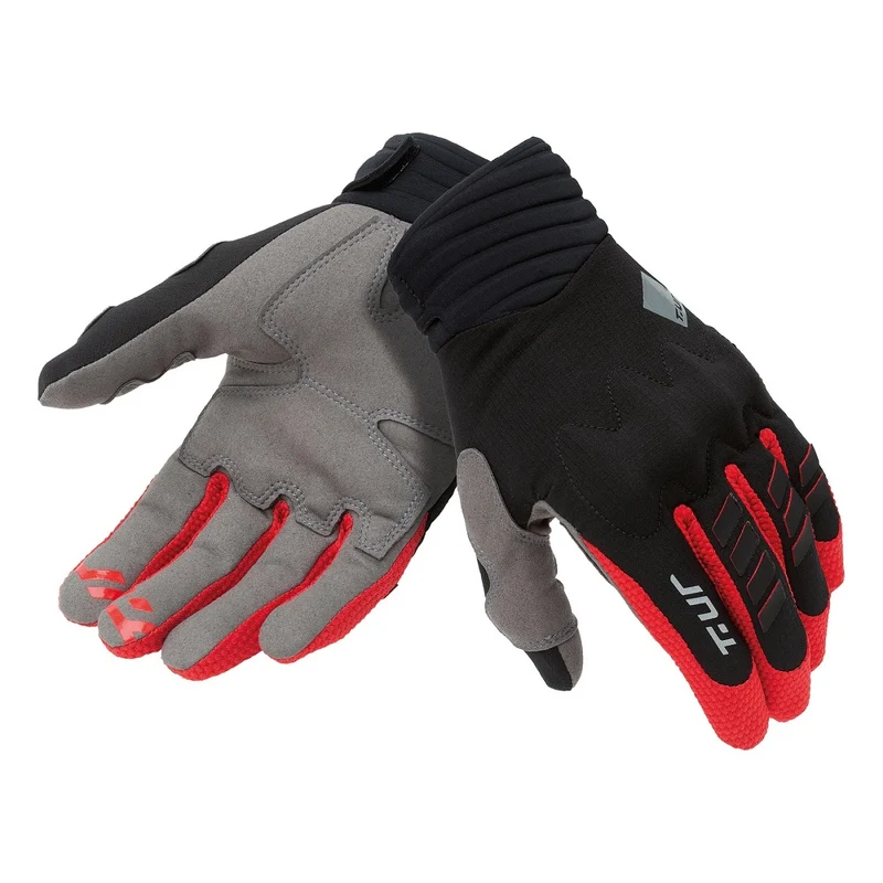 Guanto G-SIX TUR NERO-ROSSO TAGLIA