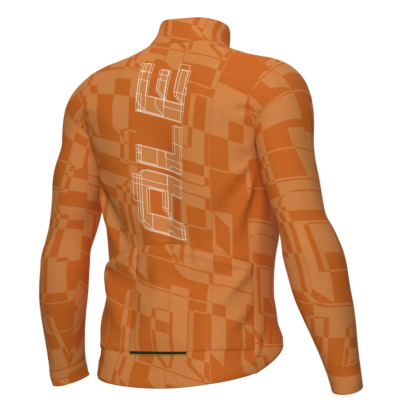 Maglia maniche lunghe Ale Pragma Schema - Arancio
