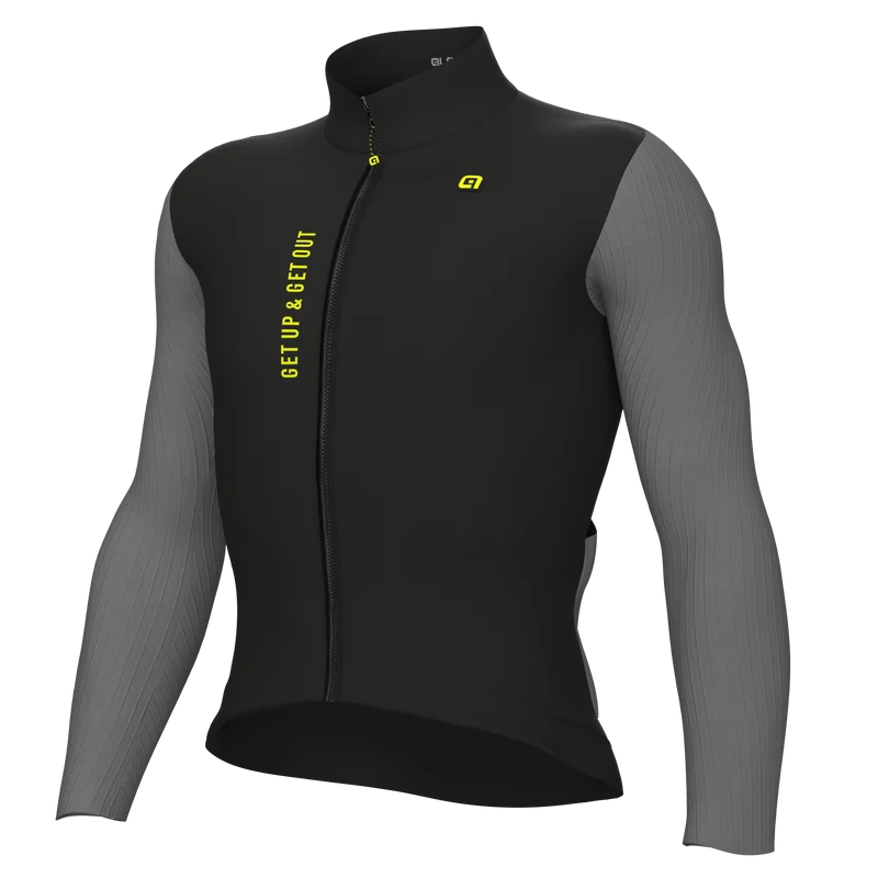 Maglia maniche lunghe Ale PR-E Follow Me - Nero