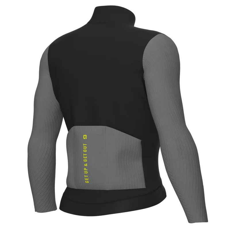 Maglia maniche lunghe Ale PR-E Follow Me - Nero
