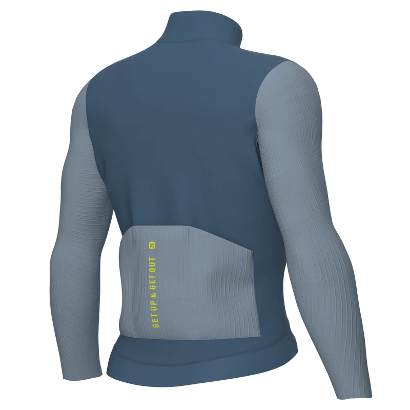 Maglia maniche lunghe Ale PR-E Follow Me - Blu