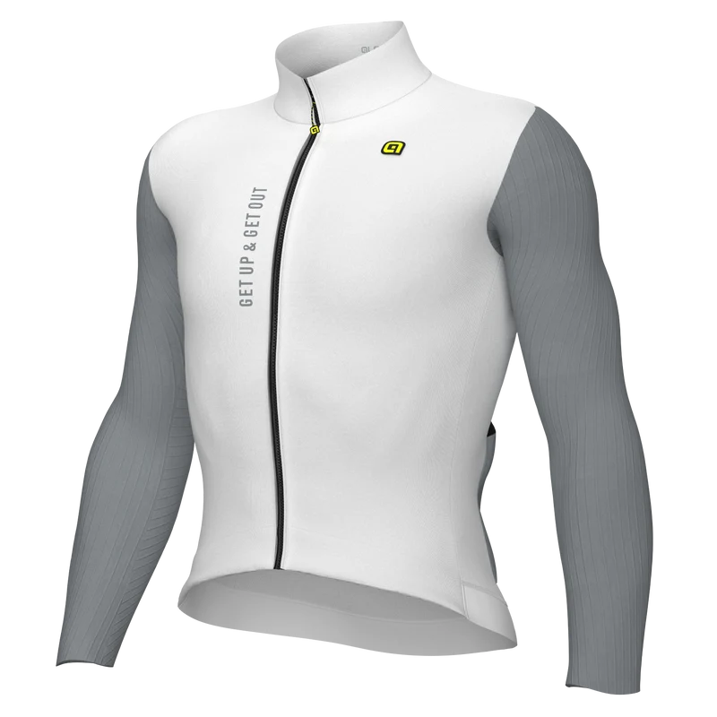 Maglia maniche lunghe Ale PR-E Follow Me - Bianco