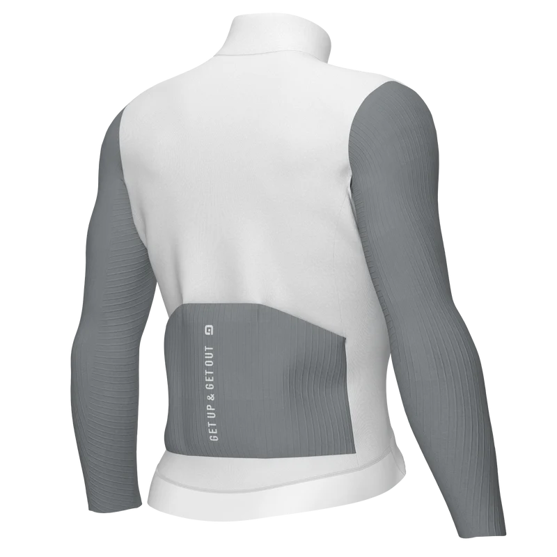 Maglia maniche lunghe Ale PR-E Follow Me - Bianco