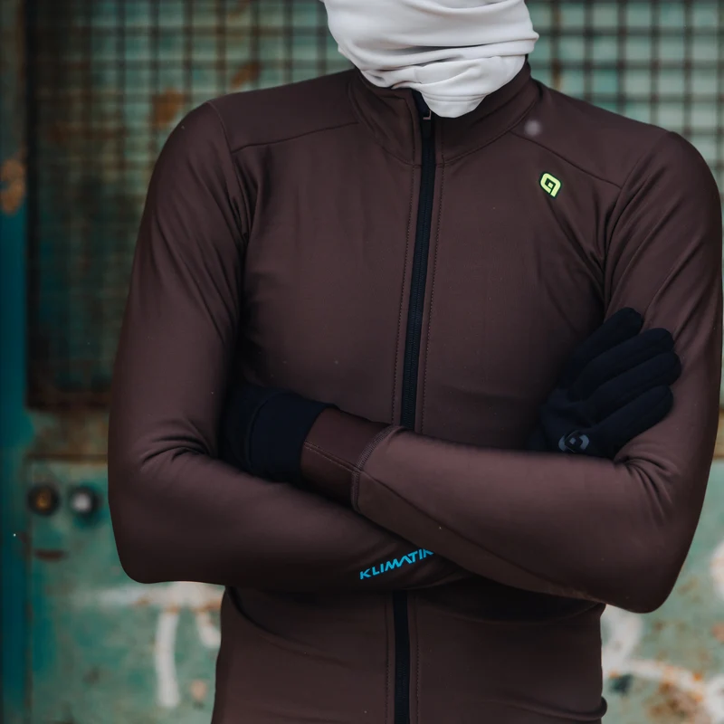 Maglia maniche lunghe Ale Klimatik K-Idro - Marrone