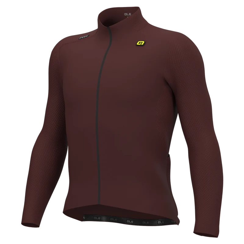 Maglia maniche lunghe Ale R-EV1 Warm Race - Bordeaux
