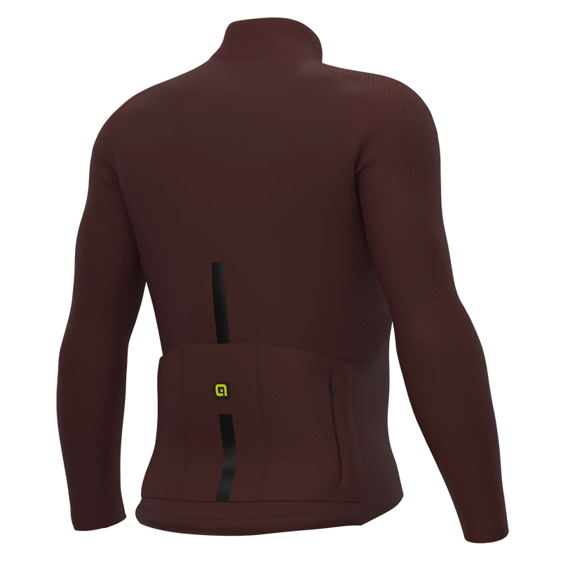 Maglia maniche lunghe Ale R-EV1 Warm Race - Bordeaux