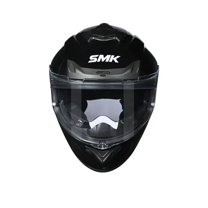 SMK TYPHOON SOLID GL200 INTEGRALE CASCHI DI MOTO NERO LUCIDO
