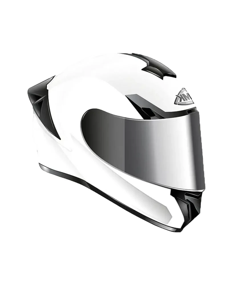 SMK TYPHOON SOLID GL100 INTEGRALE CASCHI DI MOTO BIANCO