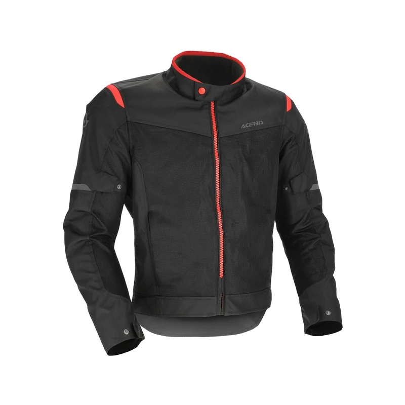 GIUBBINO ACERBIS UOMO CE RAMSEY VENTED 2.0 AIR NERO-ROSSO
