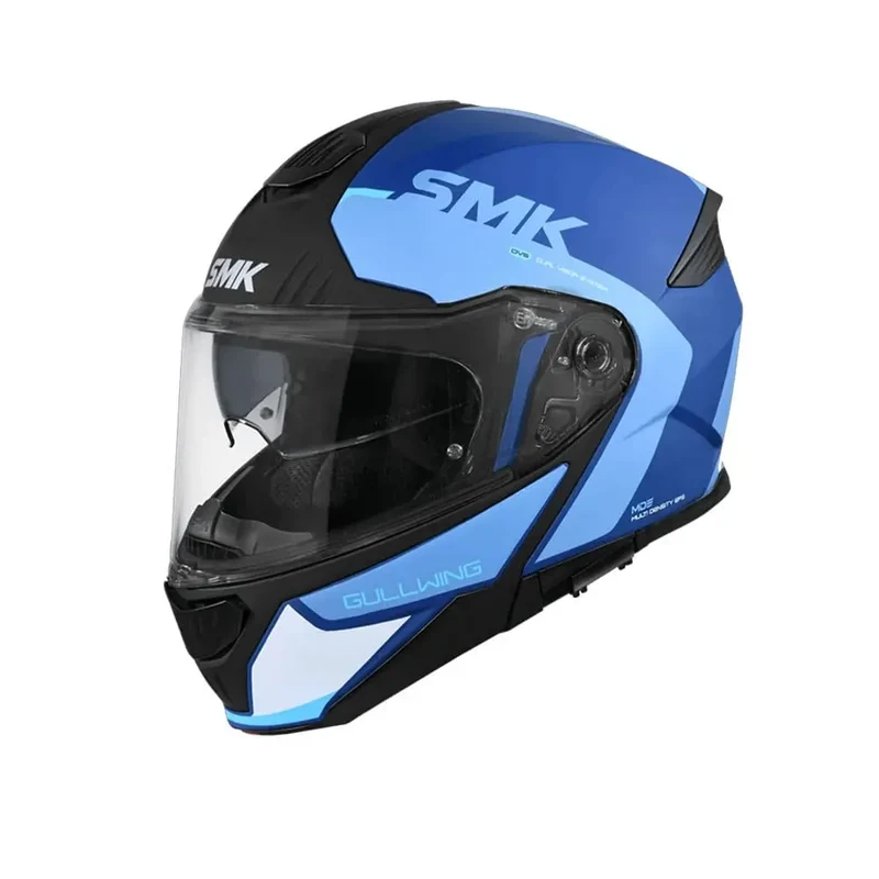 SMK GULLWING KRESTO MA551 MODULARE CASCHI DI MOTO BLU NERO