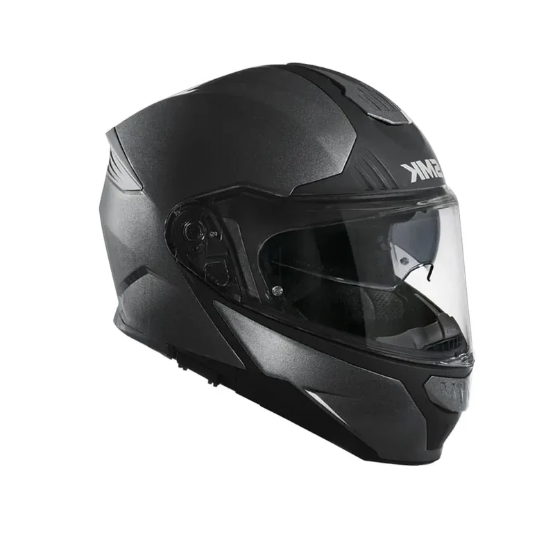 SMK GULLWING SOLID ANTRACITA GLDA600 MODULARE CASCHI DI MOTO NERO