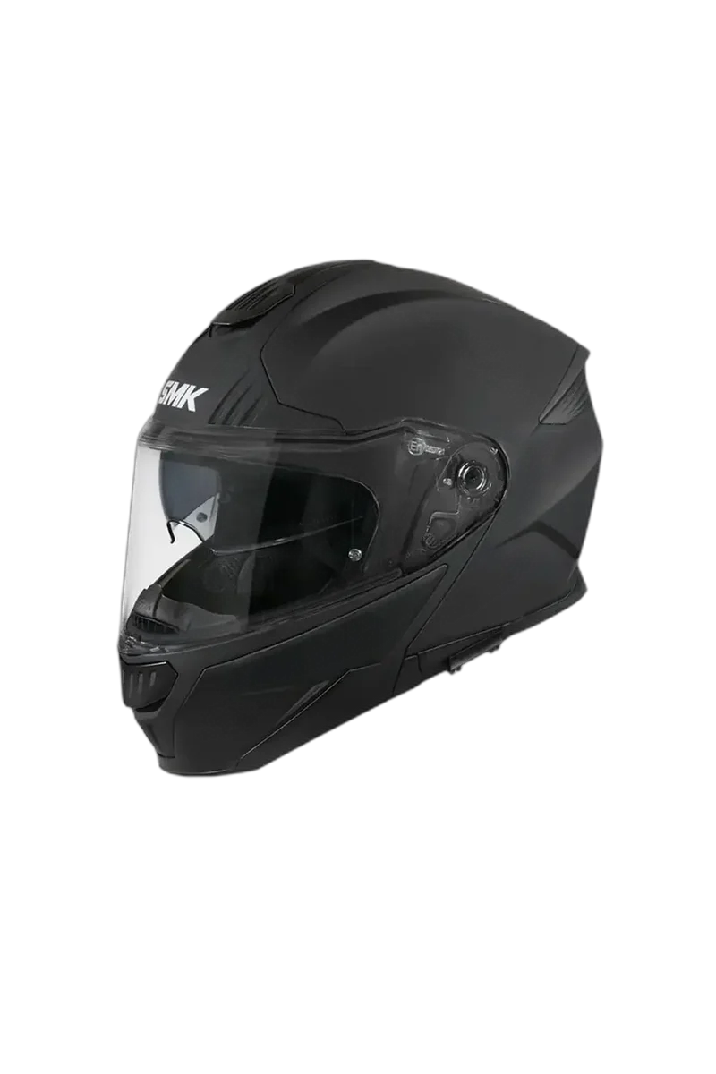 SMK GULLWING SOLID MA200 MODULARE CASCHI DI MOTO OPACO NERO