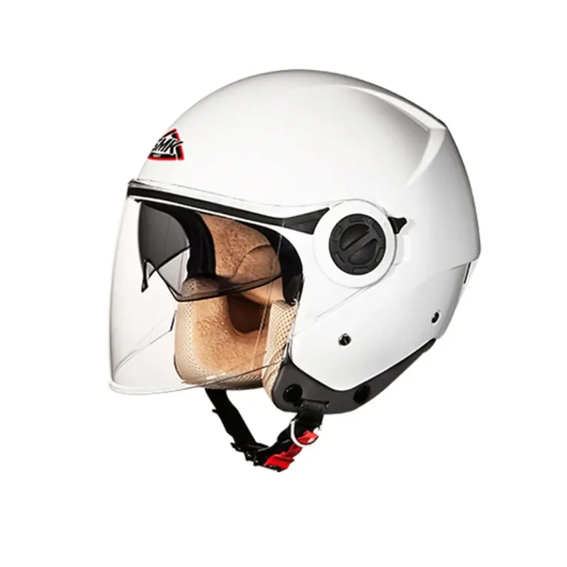 SMK COOPER GL100 JET CASCHI DI MOTO BIANCO LUCIDO