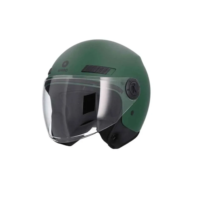 SHIRO SH-62 KIOTO CASCHI DI MOTO MONOCOLOR VERDE OPACO