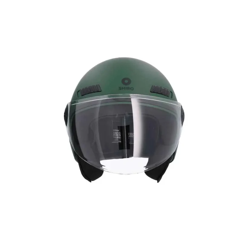 SHIRO SH-62 KIOTO CASCHI DI MOTO MONOCOLOR VERDE OPACO