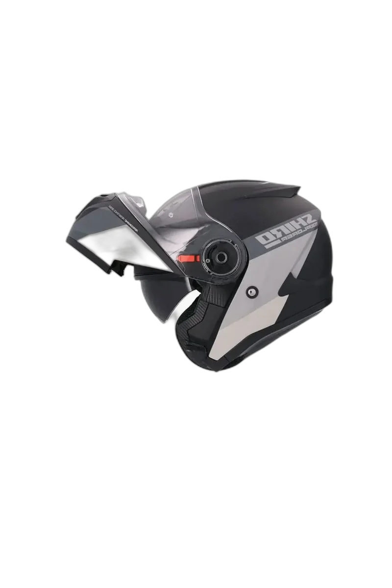 SHIRO EXPLORER MAVERICK MODULARE CASCHI DI MOTO OPACO TITANIUM