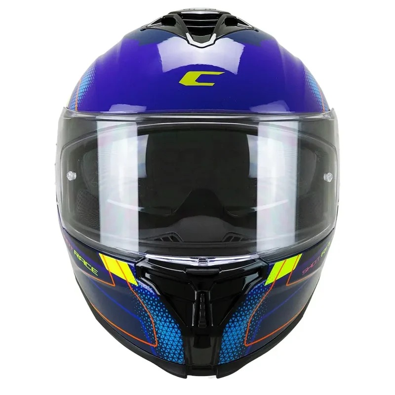CGM 363G SHOT VILLAIN INTEGRALI CASCHI DI MOTO BLU VIOLA ROSSO