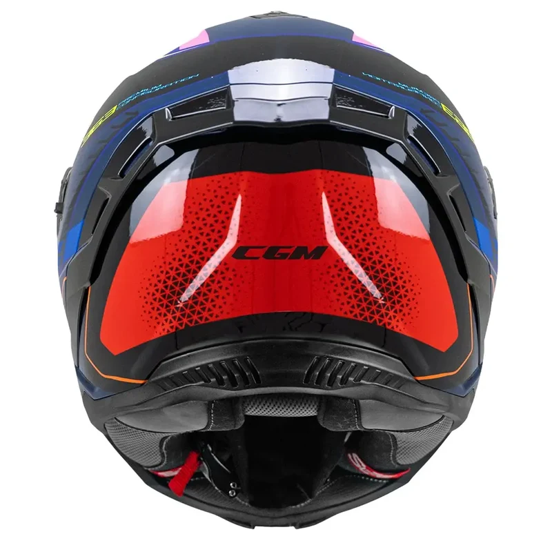 CGM 363G SHOT VILLAIN INTEGRALI CASCHI DI MOTO BLU VIOLA ROSSO