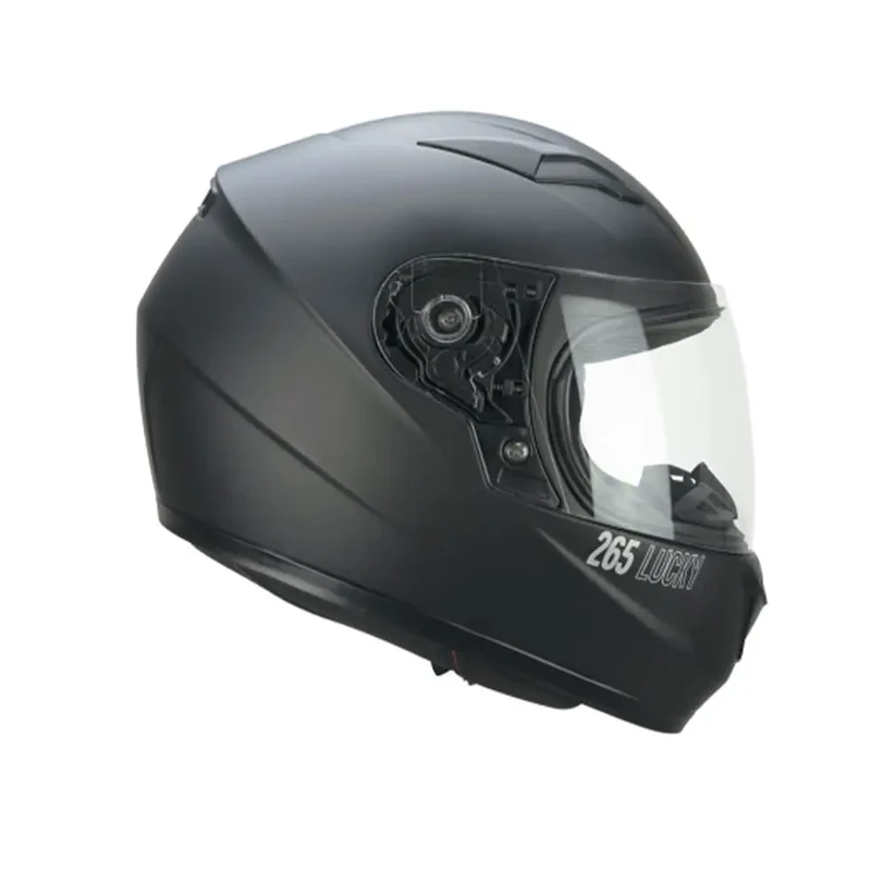 CGM 265A LUCKY MONO MOTO INTEGRAL CASCHI DI MOTO NERO MATE
