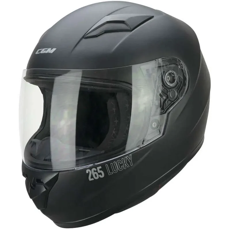 CGM 265A LUCKY MONO MOTO INTEGRAL CASCHI DI MOTO NERO MATE