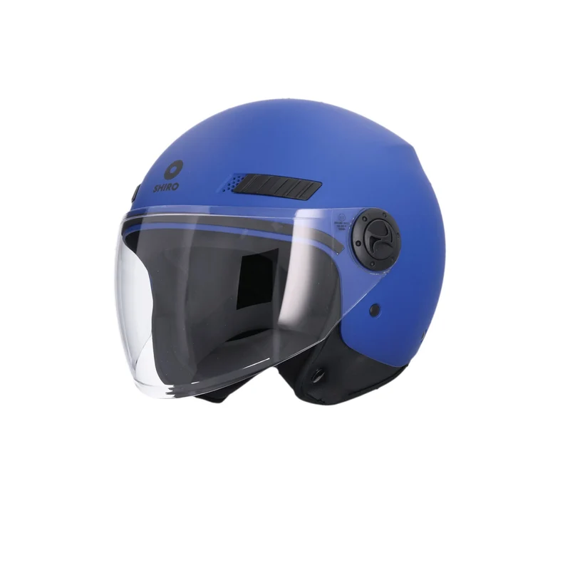 SHIRO HELMETS SH-62 KIOTO CASCHI DI MOTO MONOCROMO BLU OPACO