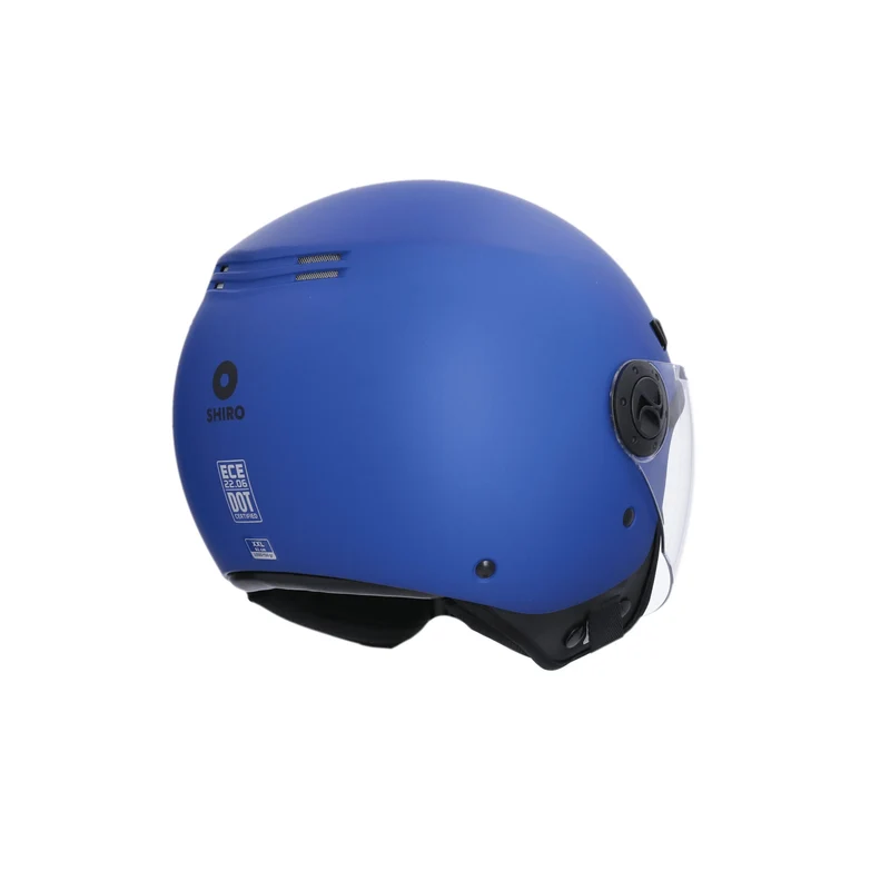 SHIRO HELMETS SH-62 KIOTO CASCHI DI MOTO MONOCROMO BLU OPACO