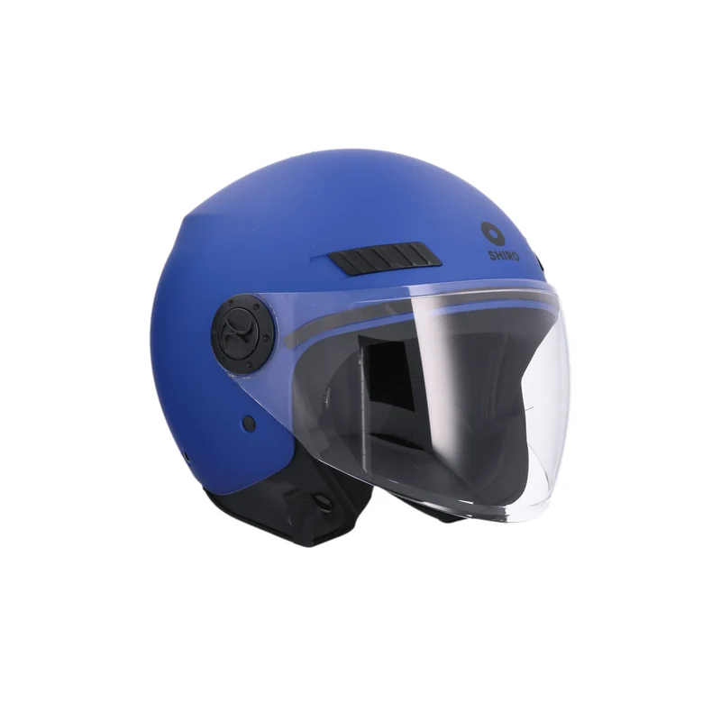SHIRO HELMETS SH-62 KIOTO CASCHI DI MOTO MONOCROMO BLU OPACO