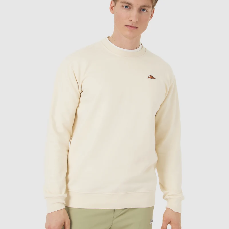 Felpa Cafe du cycliste Celeste - Bianco