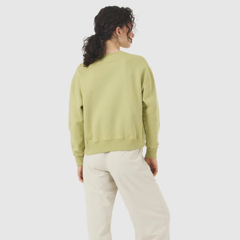 Felpa donna Cafe du cycliste Celeste - Verde