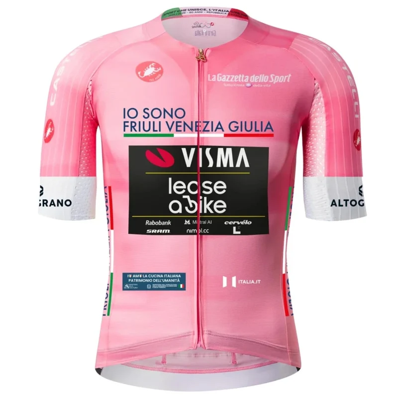 Maglia Rosa Giro d'Italia 2026 Race 8S - Jonas Vingegaard