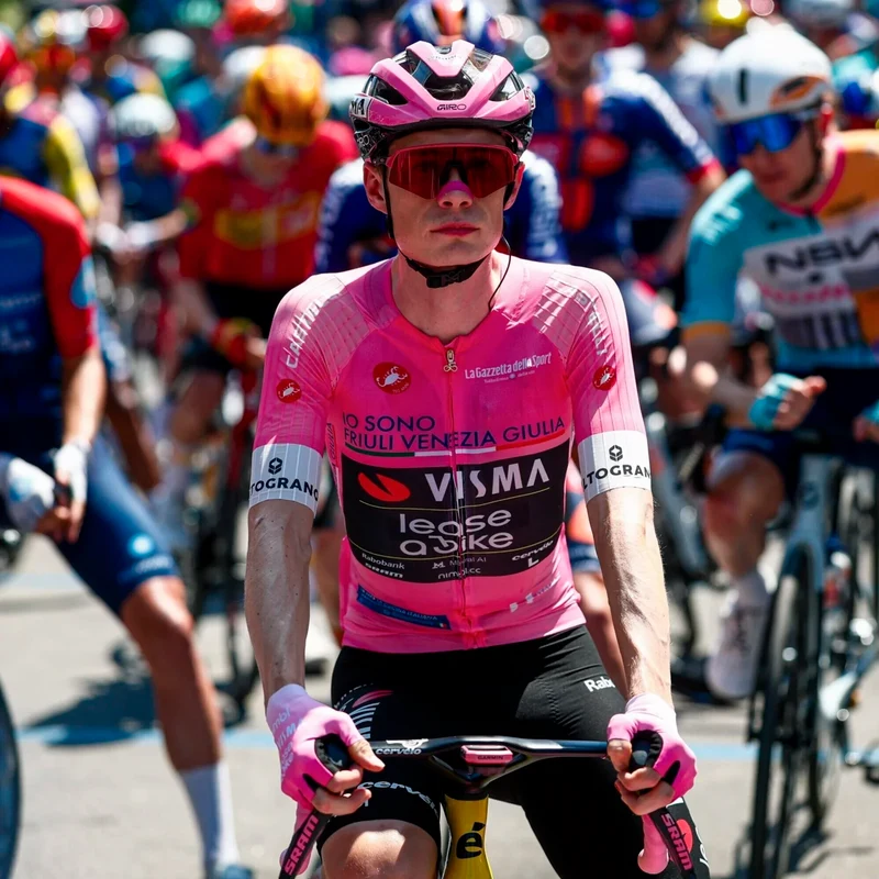 Maglia Rosa Giro d'Italia 2026 Race 8S - Jonas Vingegaard